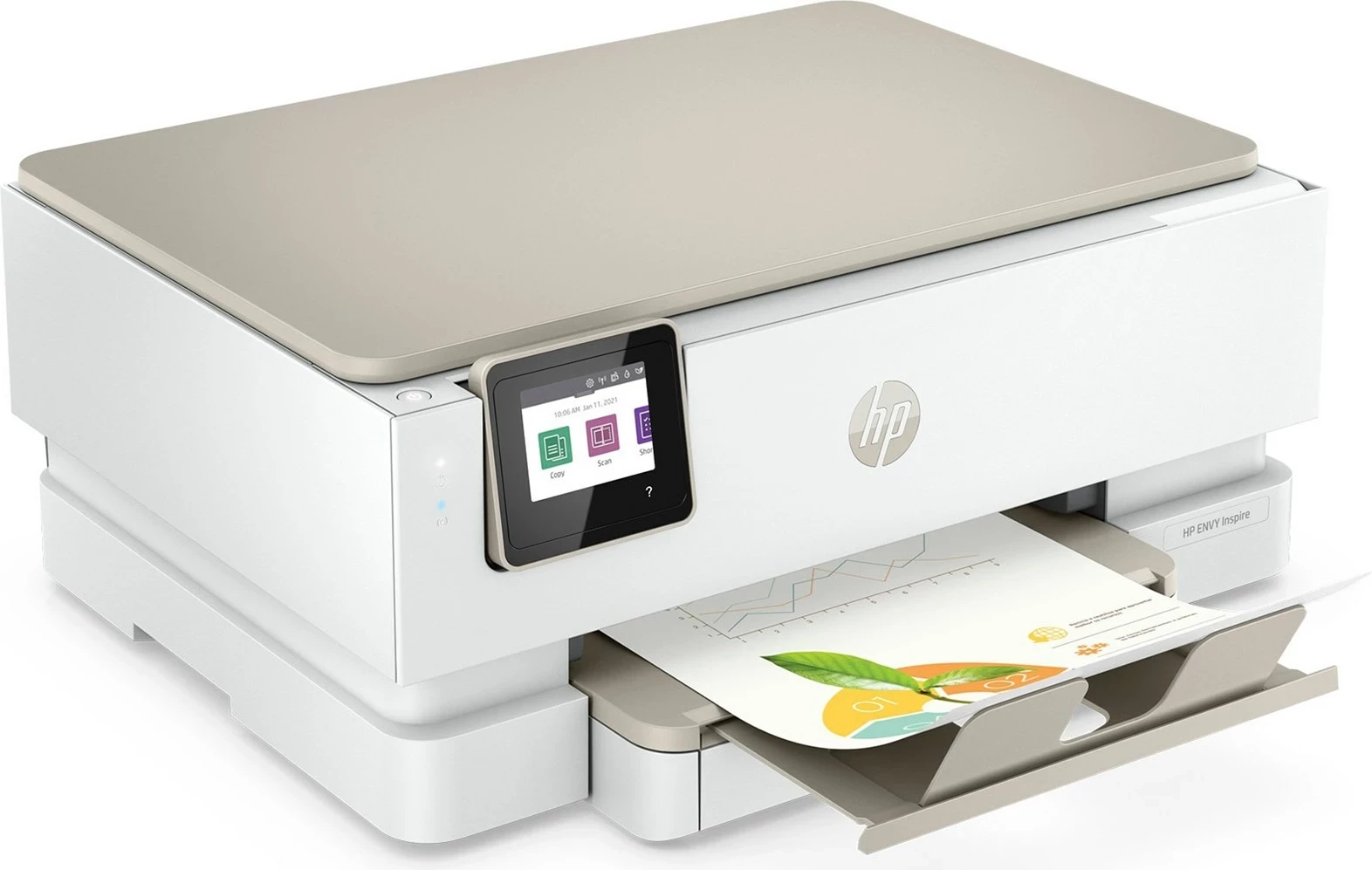 Printer HP Inspire 7221e, All-in-one, me Wi-Fi, HP+, e bardhë