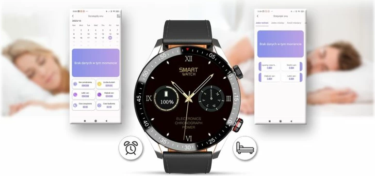 Smartwatch për meshkuj Gravity, e zezë