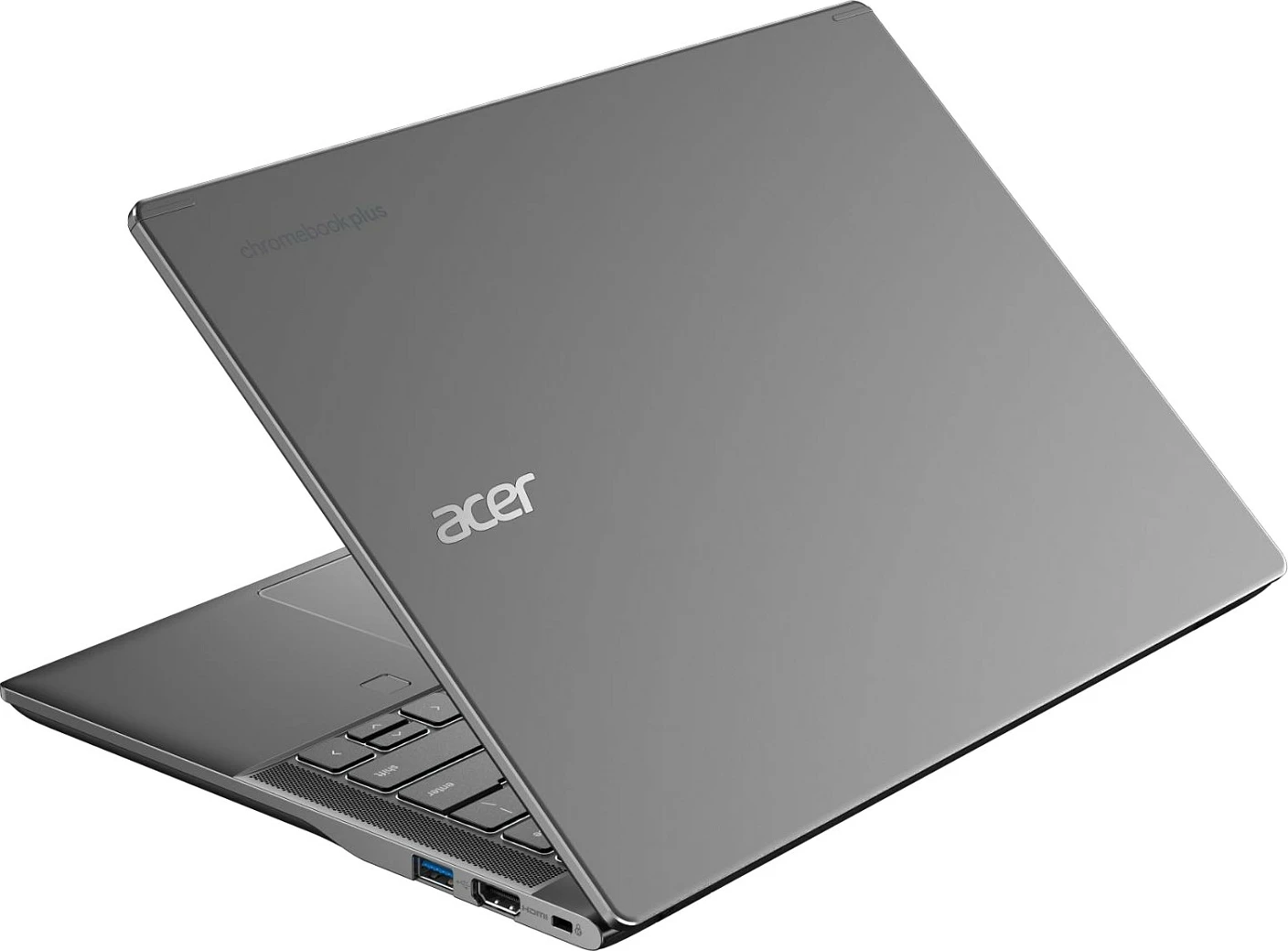 Laptop Acer Chromebook Plus 514 CBE594-2T-TCO-35P7, i3-100U, 8GB RAM Memorje, 256GB SSD, 14" Touch, Steel Grey