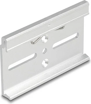 Klips montimi DeLOCK 67146 për shinë DIN 35 mm, alumin, argjend