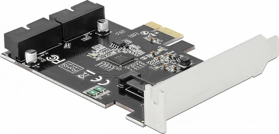 Kartelë zgjerimi PCIe DeLOCK 90387, 2x USB 3.2 Gen 1 header, 5 Gbit/s