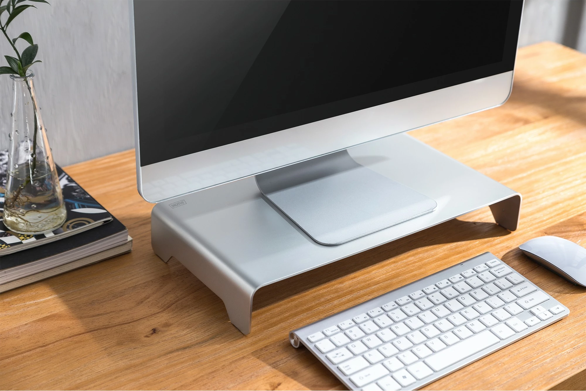 Ngritës monitori Digitus, alumini, 10 kg, silver