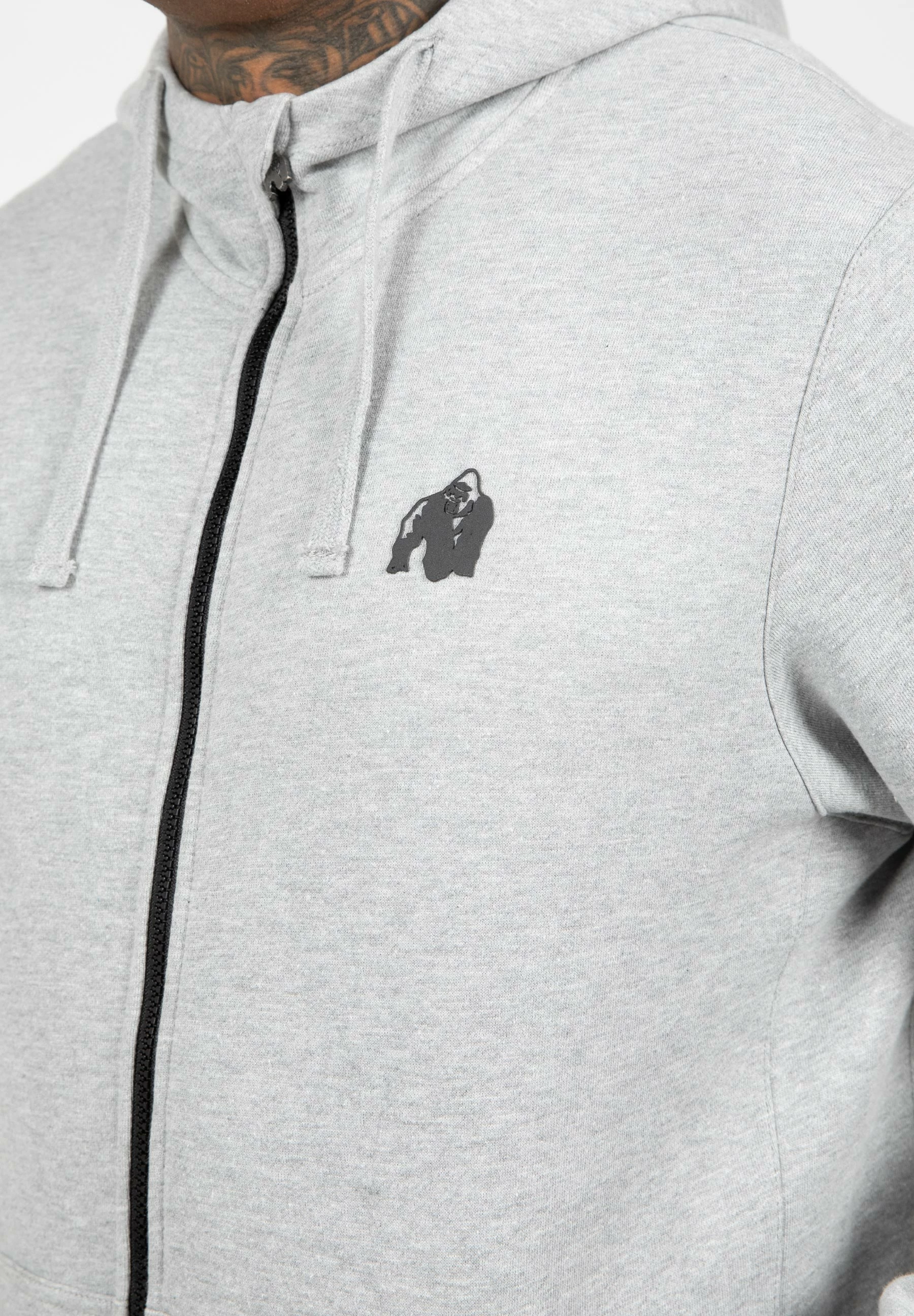 Leon Zipped Hoodie - Gray [Madhësia: M]