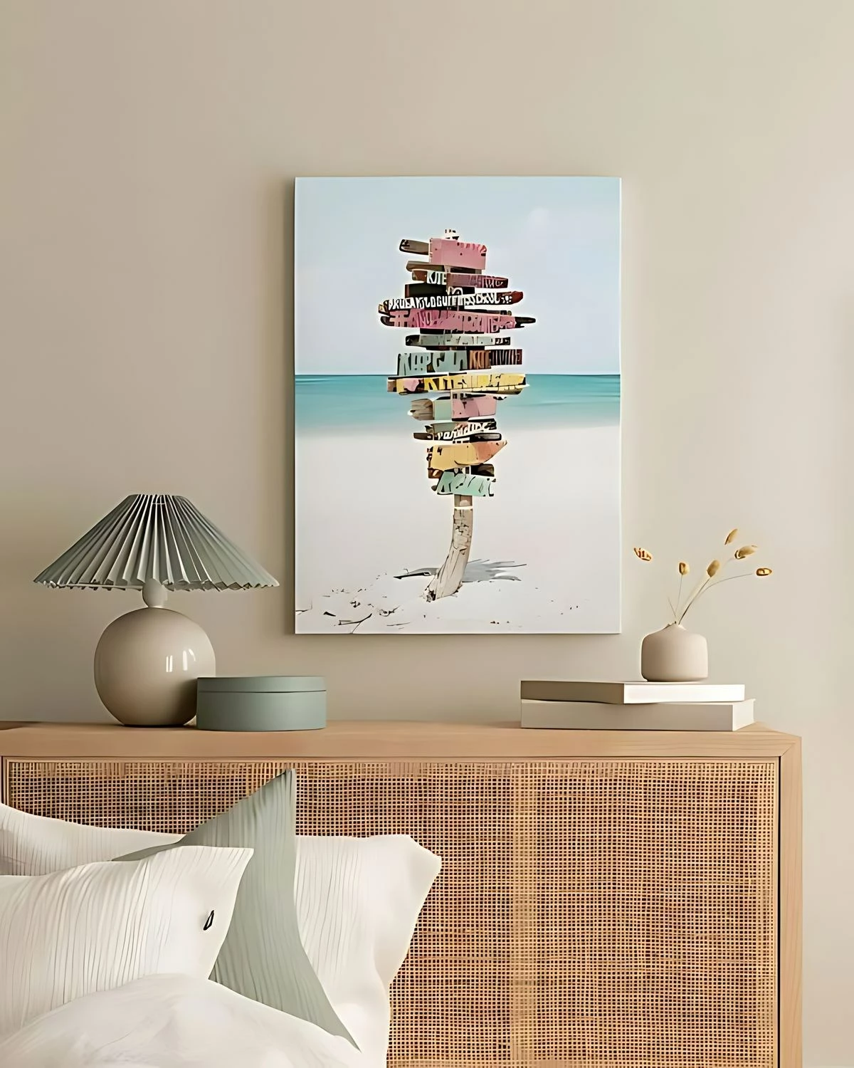 Pikturë dekorative në kanavacë, shumëngjyrëshe, Wallity, Artcanvas109, 40x60cm