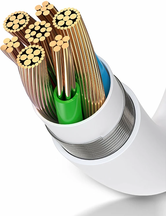 Adapter Joyroom S-Y104, 2n1 Lightning në 2x Lightning, i bardhë