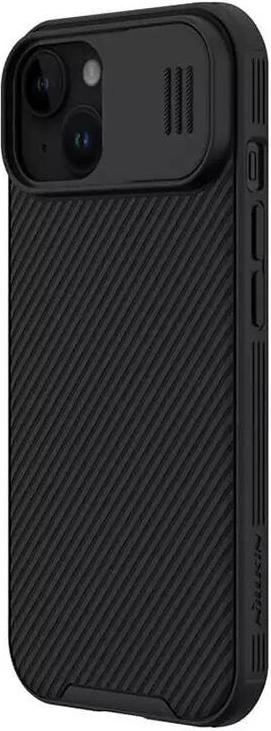 Mbështjellës Nillkin CamShield Pro për iPhone 15 Plus, i zi