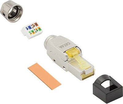 Konektor RJ45 LogiLink Cat.8.1, i ekranizuar, ekstra i shkurt