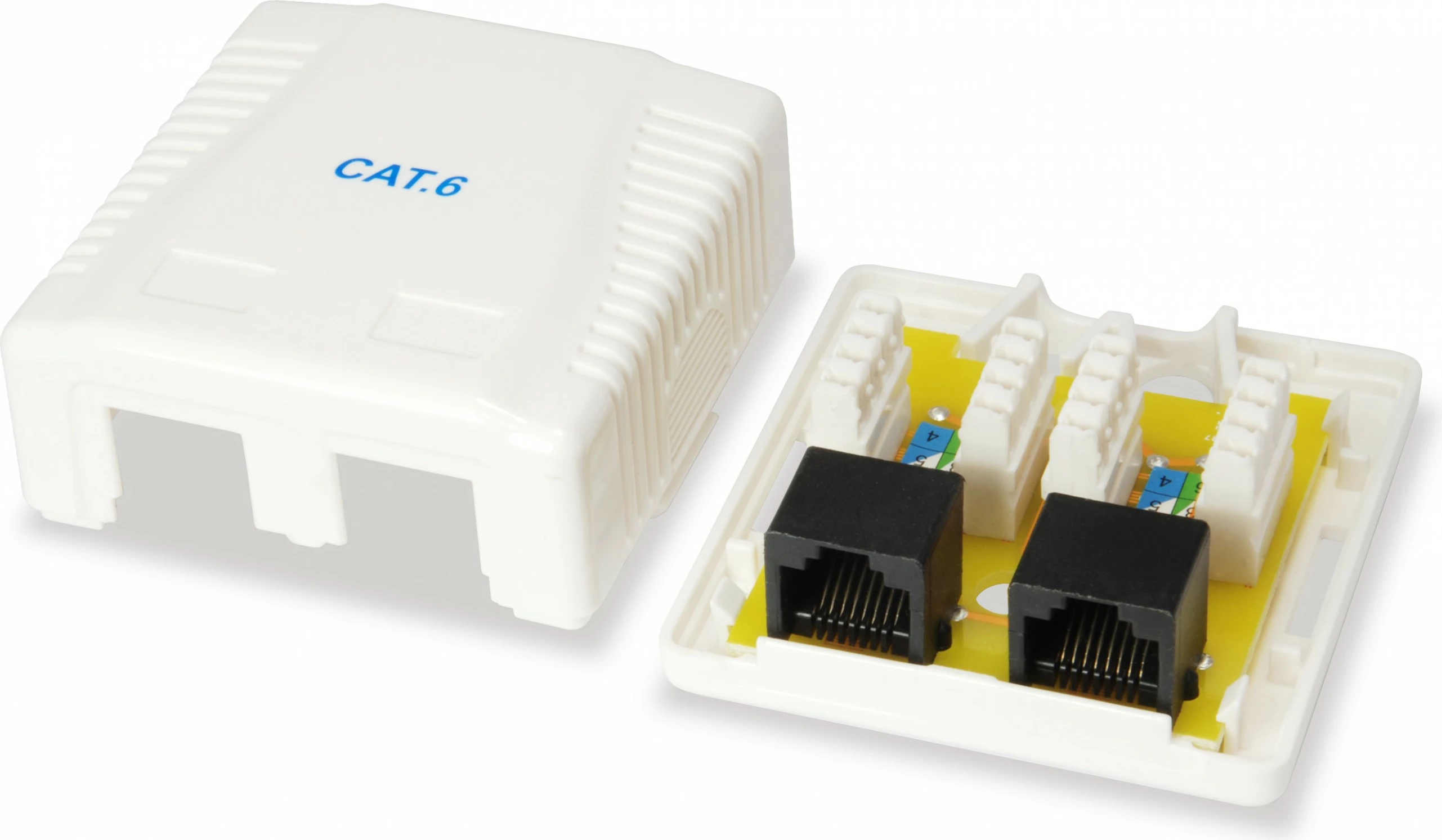Prizë rrjeti EQUIP Cat6 2xRJ45, e bardhë