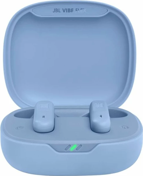 Kufje JBL Vibe Flex TWS Bluetooth 5.2, 32 orë bateri, me mikrofon, blu