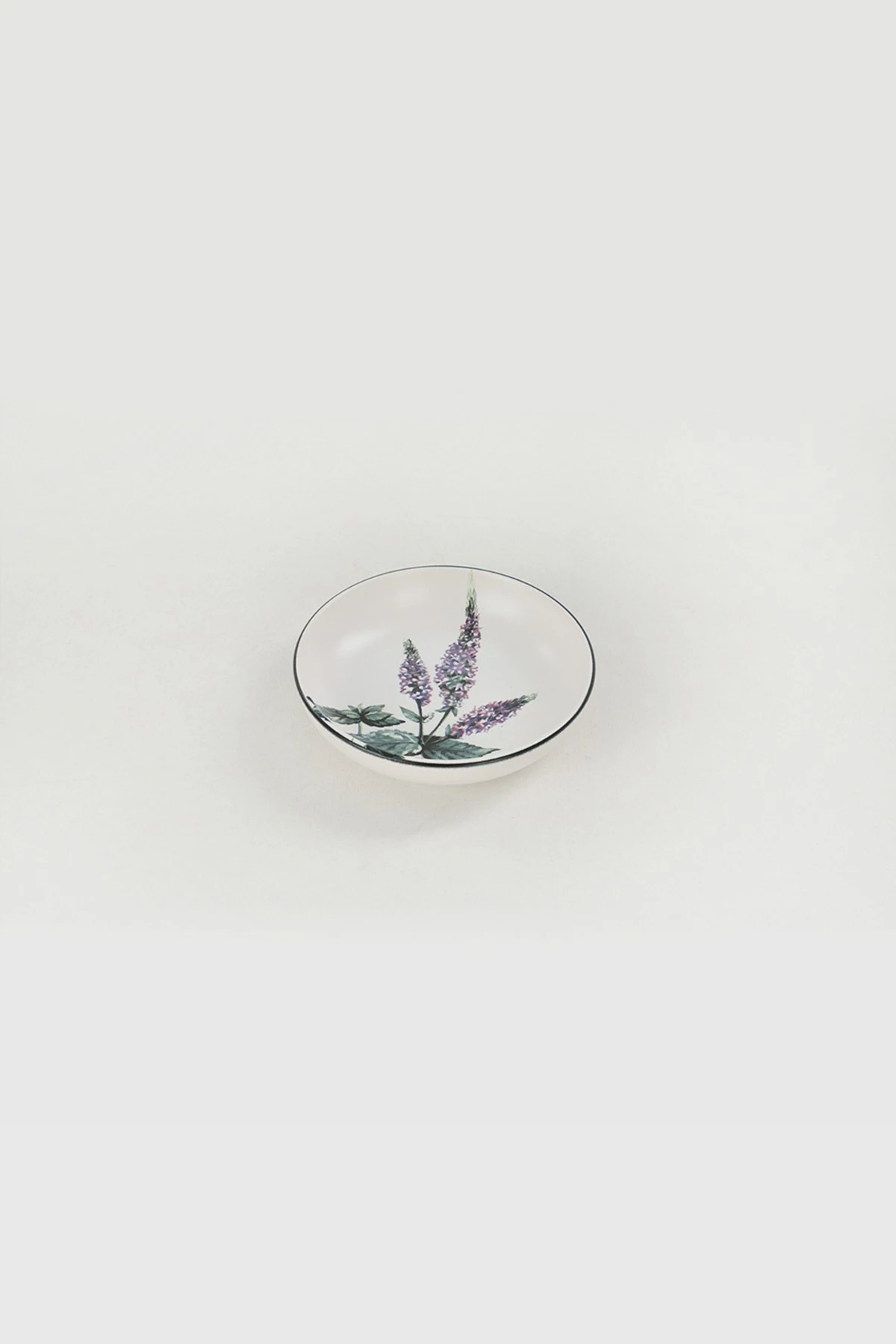 Set 6 copë tasë salce, qeramikë, Hermia Concept, të bardhë, jeshile, vjollcë, të zeza, ST489406F022AMD3600MAYD100