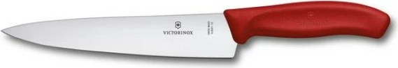 Thikë kuzhine Victorinox Swiss Classic 19cm, për çdo lloj mishi, e kuqe
