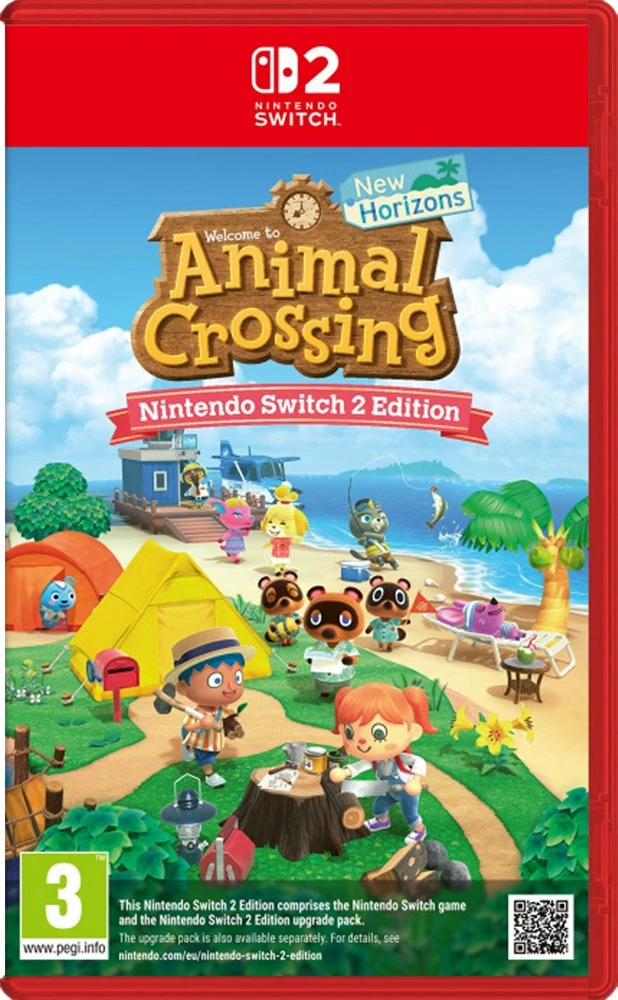 Video lojë Nintendo Animal Crossing: New Horizons, Nintendo Switch 2 Edition, për Switch 2, anglisht (US), PEGI 3, boxed