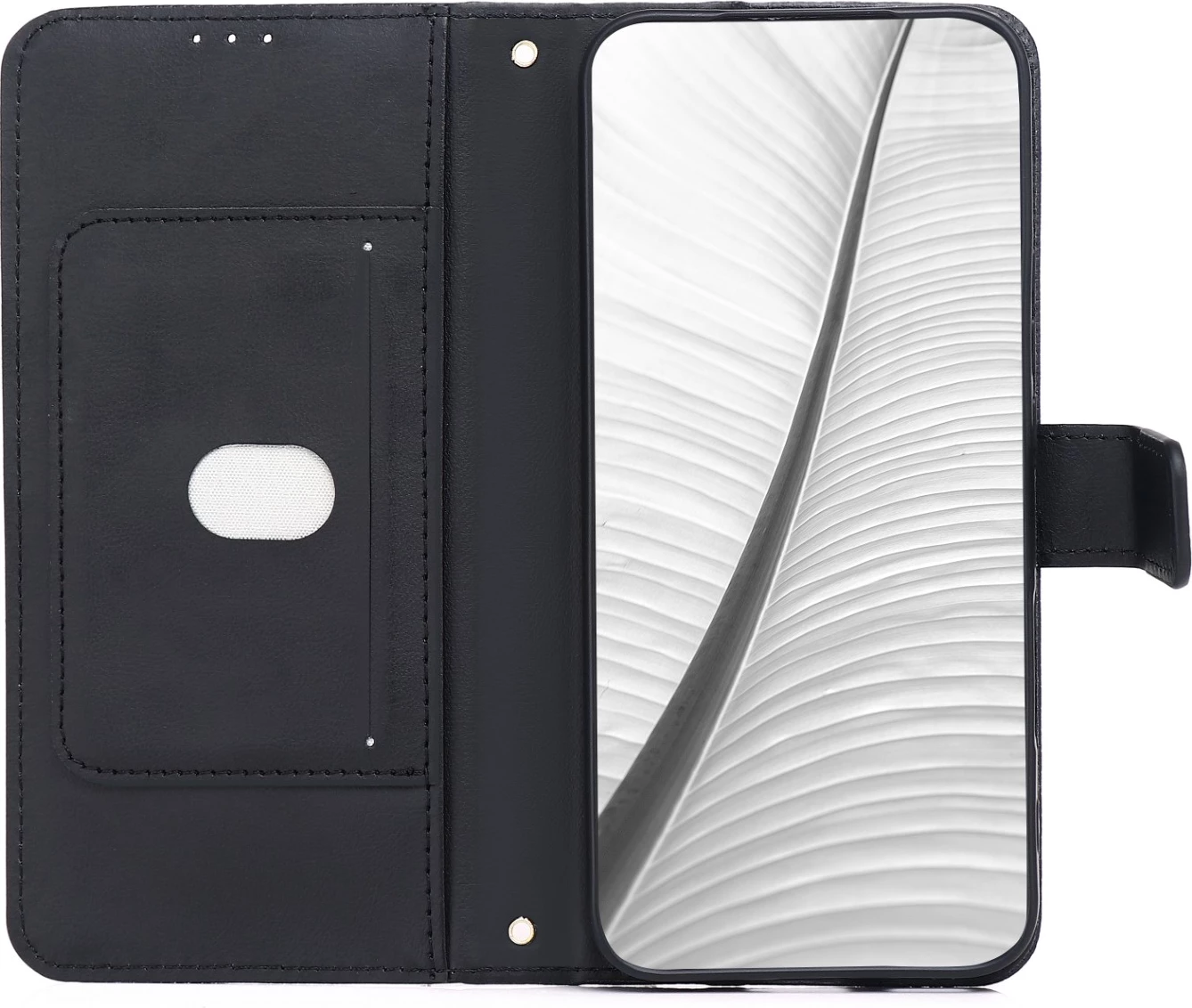 Mbështjellës Onasi Neo Wallet, Flip Cover për Samsung Galaxy S25 FE, e zezë