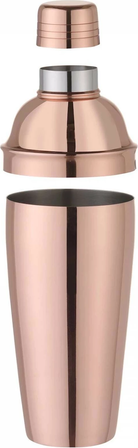 Shaker koktejli, Bar Up, Cobbler 3-pjesësh, 795 ml, ø85 x 240 mm, çelik inox, bakër
