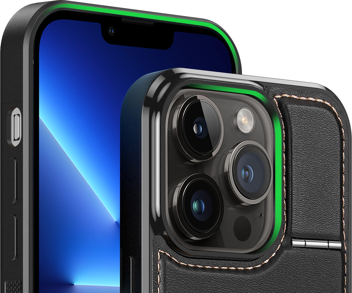 Mbështjellës Dux Ducis Rafi Mag për iPhone 13 Pro, me MagSafe, RFID Blocker, i zi