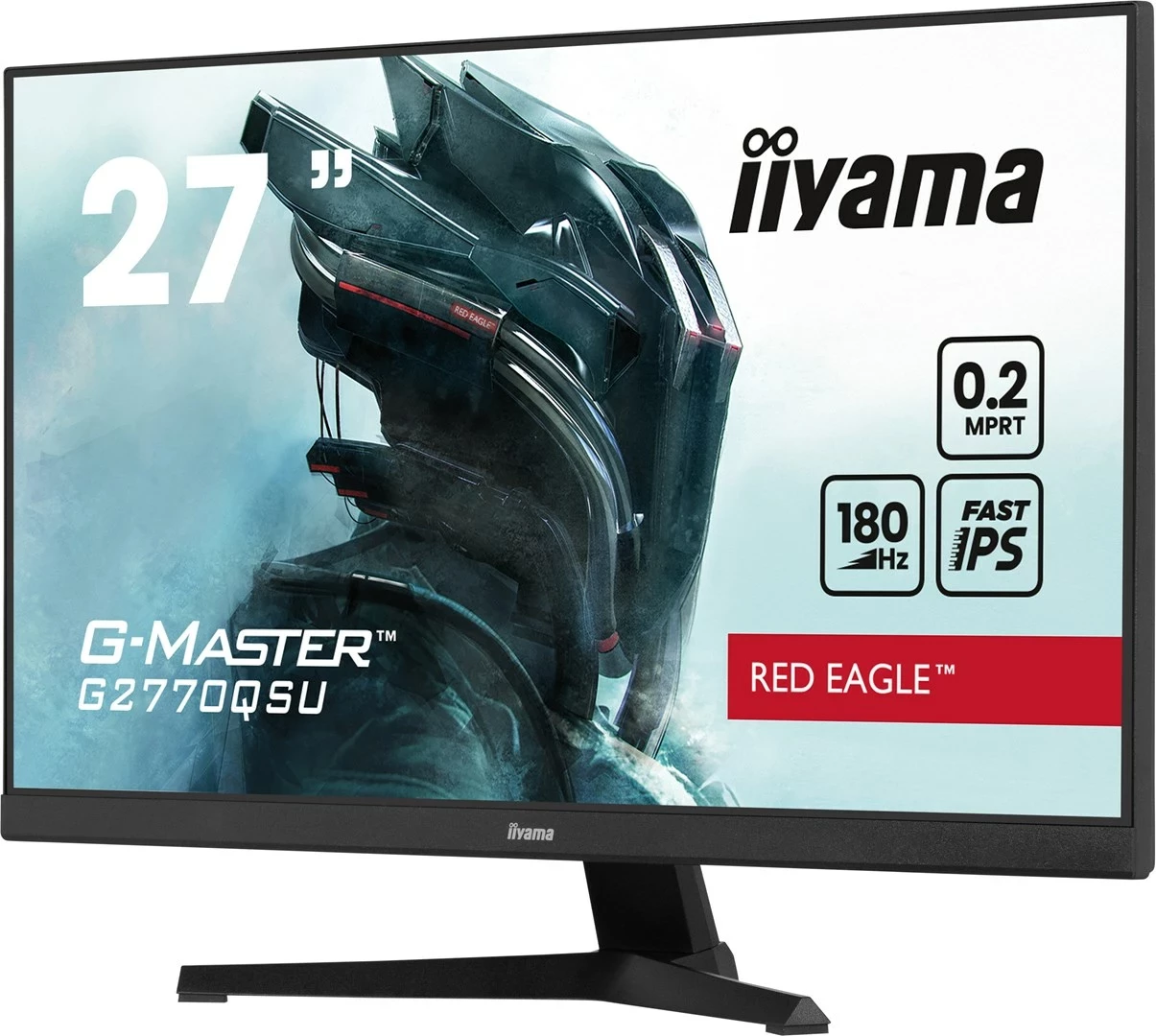 Monitor IIYAMA G-MASTER G2770QSU-B6, 27", 2560 x 1440, LED, i zi