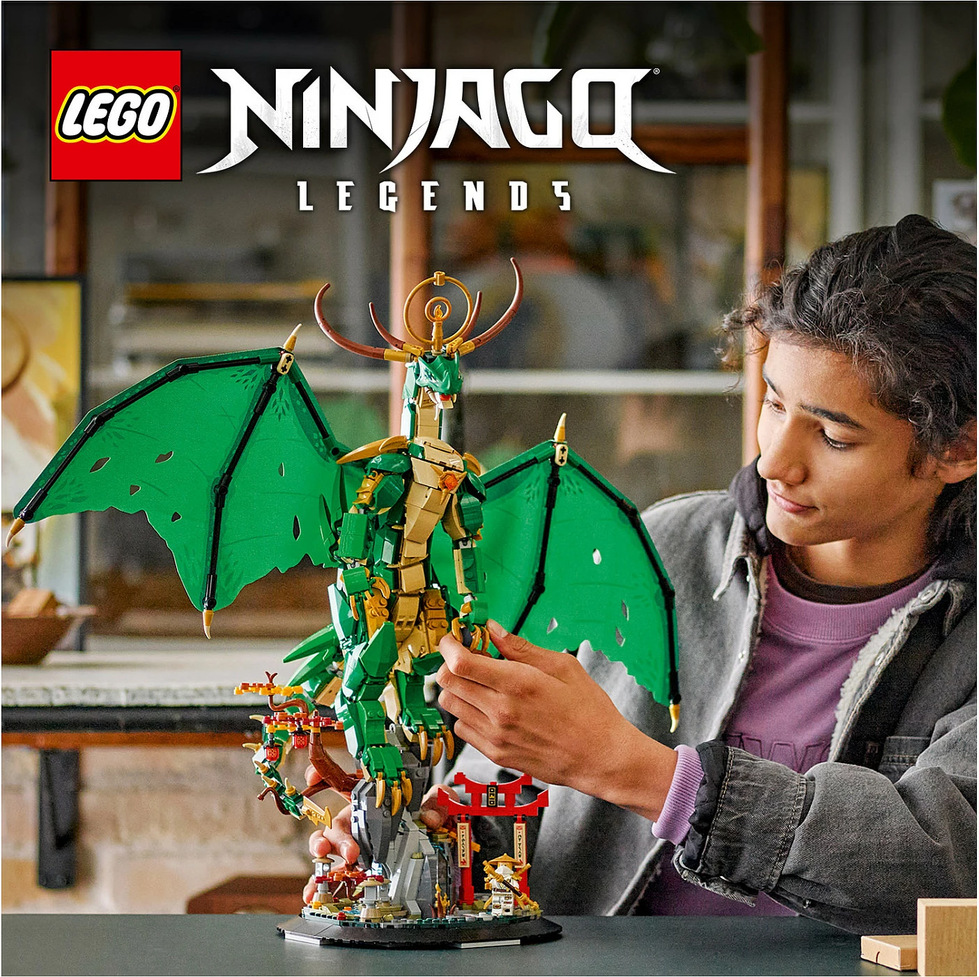 Set ndërtimi LEGO NINJAGO The Guardian Dragon 71847, 1650 copë, 14+, shumëngjyrësh