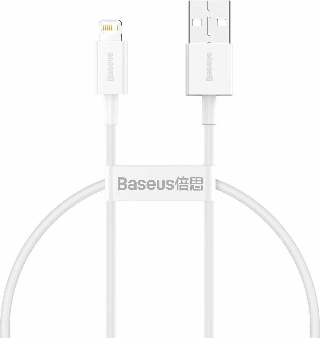 Kabllo Baseus Superior Series CALYS-02, USB në Lightning, 0.25m, e bardhë