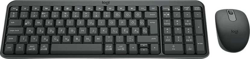 Tastierë me Maus Logitech 920-013525, Wireless RF + Bluetooth, QWERTZ, Graphite