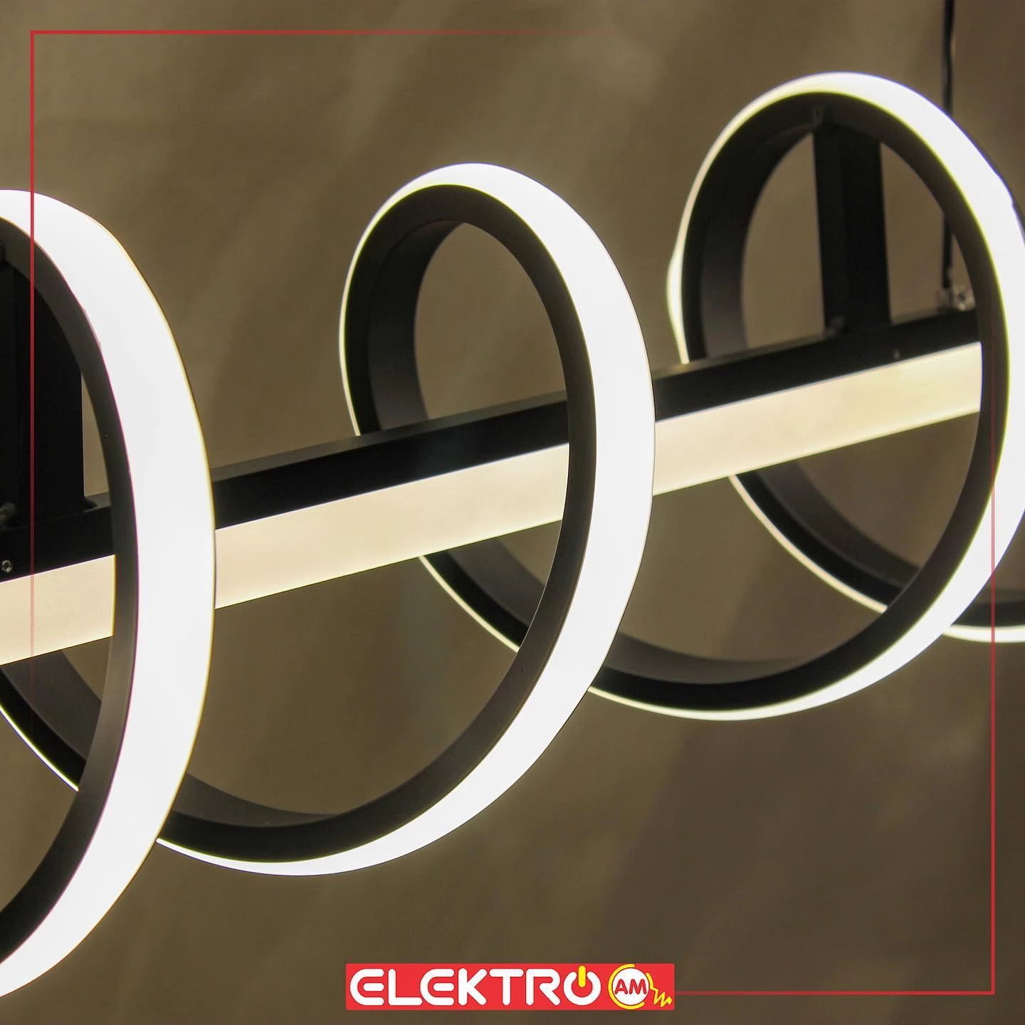 Abazhur LED linear 8131 BK