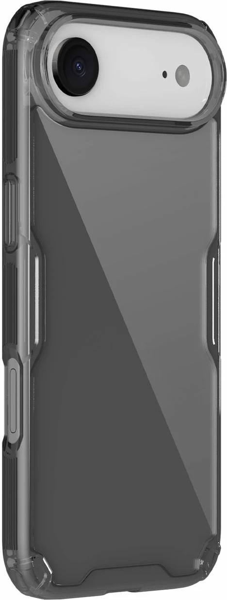 Mbështjellës Nillkin Nature TPU Pro për iPhone 17 Air, gjysmë-transparent, i zi