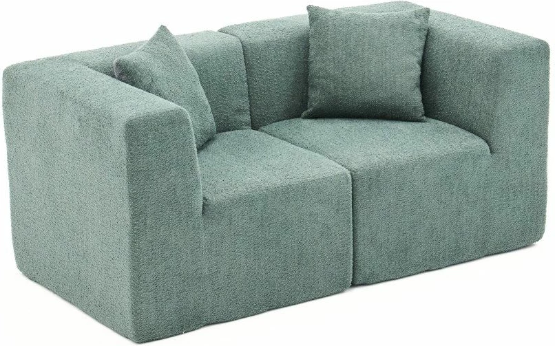 Divan dy vendësh, ngjyrë e gjelbër, Atelier del Sofa, Raks