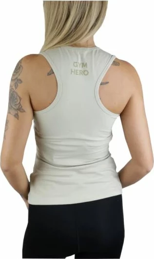 Maicë pa mëngë GymHero, bezhë