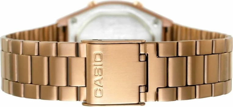 Orë dore digjitale për femra Casio, rozë gold