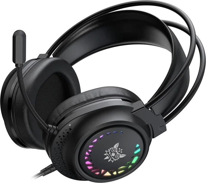 Kufje gaming ONIKUMA X92, me mikrofon, RGB, USB + 3.5mm, driver 50mm, të zeza
