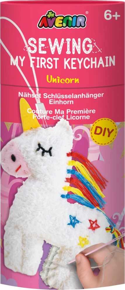 Set kreativ për mbajtëse çelësash, MG DYSTRYBUCJA CH1628, njëbrirësh, shumëngjyrësh