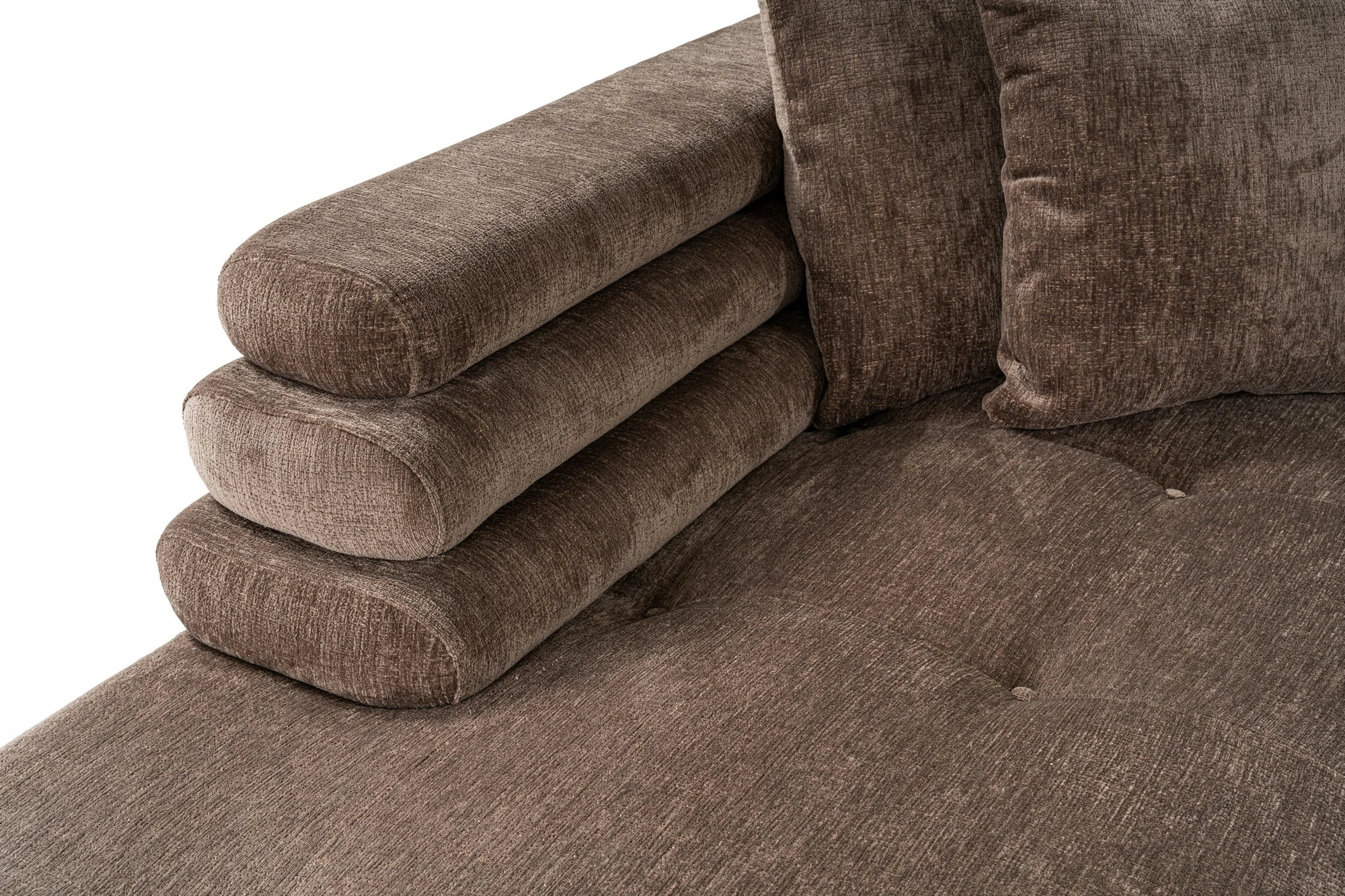 Kënd-sofë Boston, kënd majtas, gri, Atelier del Sofa (Chl-2R)