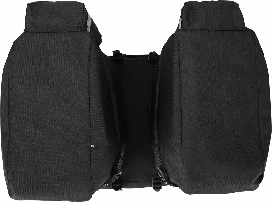 Çantë biçiklete Wozinsky WBB13BK, 60L, për bagazh, e zezë, me mbulesë shiu