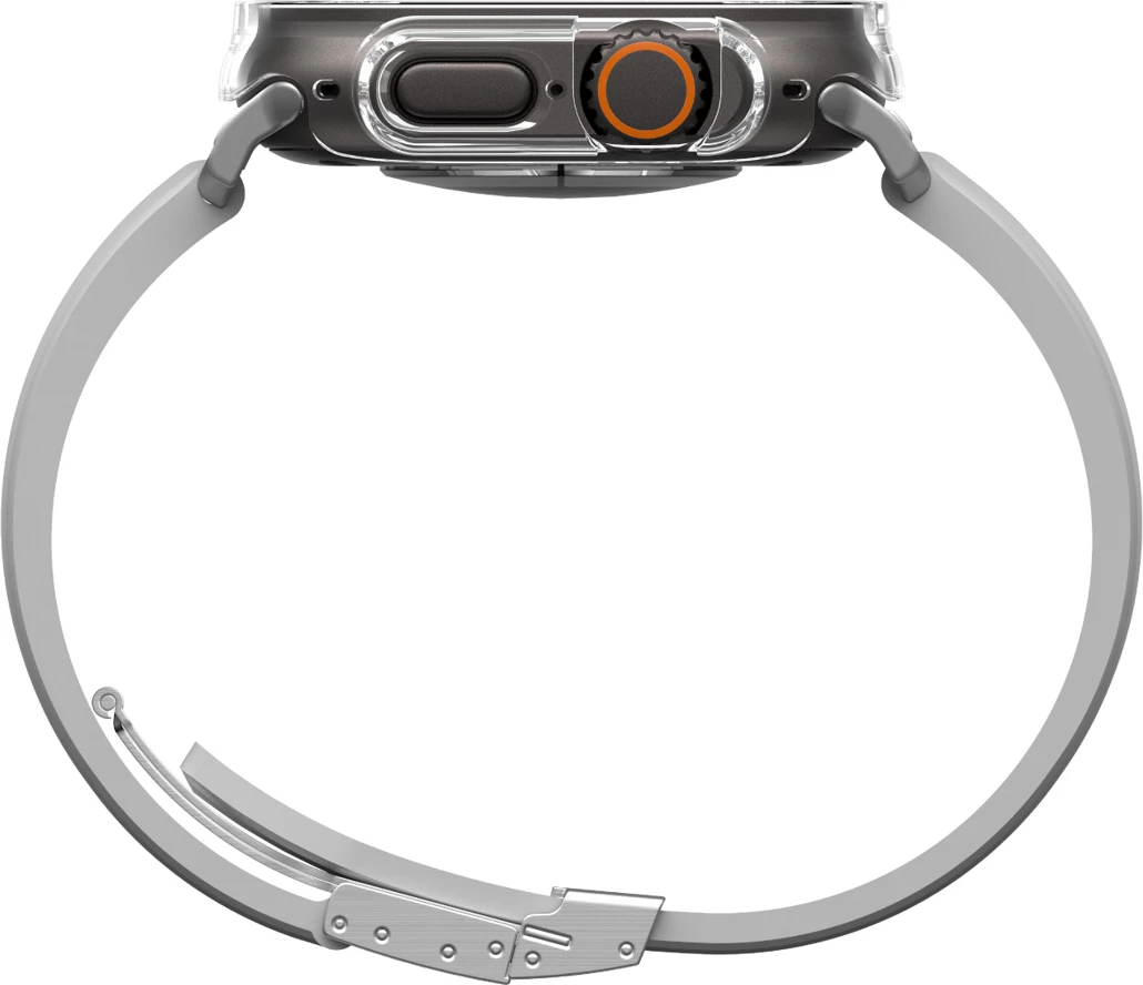 Mbrojtës ekrani xhami me mbështjellës, AmazingThing Radix FullGuard, për Apple Watch Ultra 3 49mm, transparent