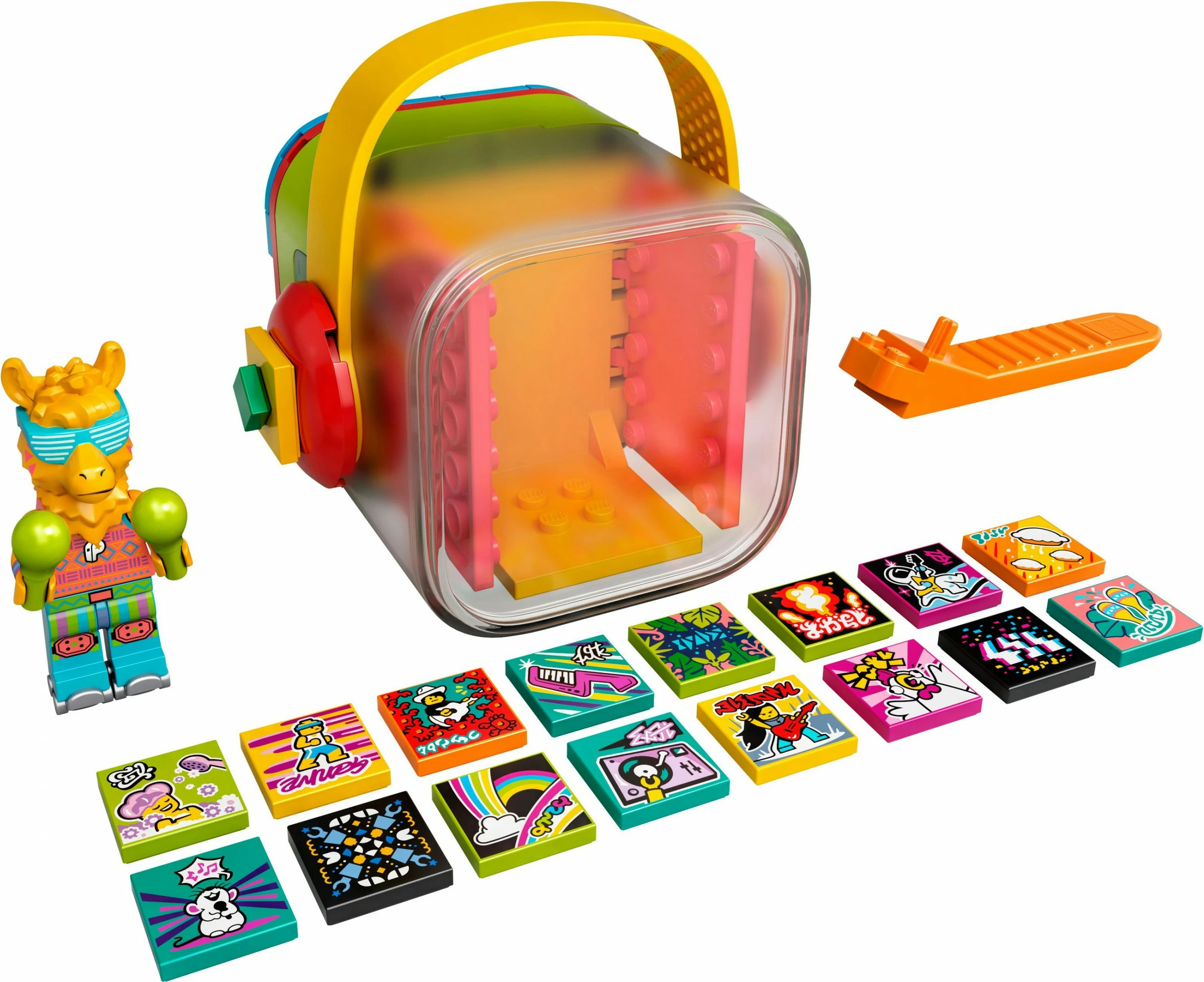 Set ndërtimi LEGO VIDIYO Party Llama BeatBox, 82 copë, shumëngjyrësh