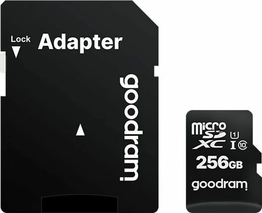Kartë memorje microSDXC GoodRam M1AA-2560R12 256GB Class 10 UHS-I/U1 me adapter