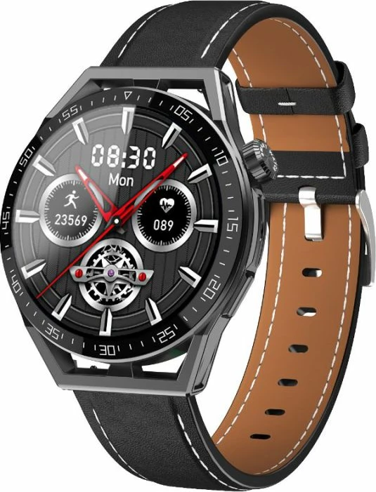 Smartwatch Rubicon unisex, e zezë
