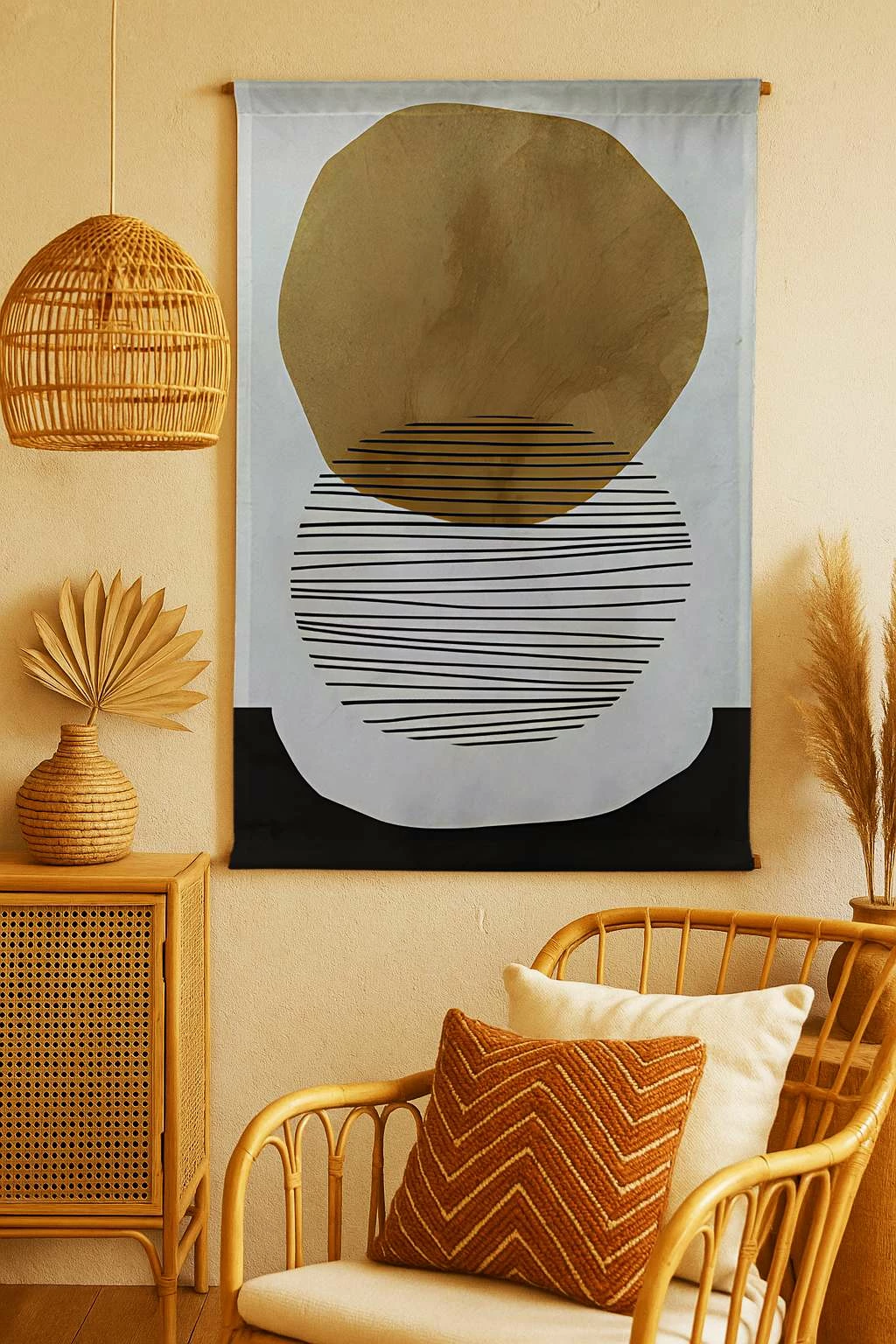 Pikturë dekorative poliestër, Wallity Polybaby 27, 145x200cm