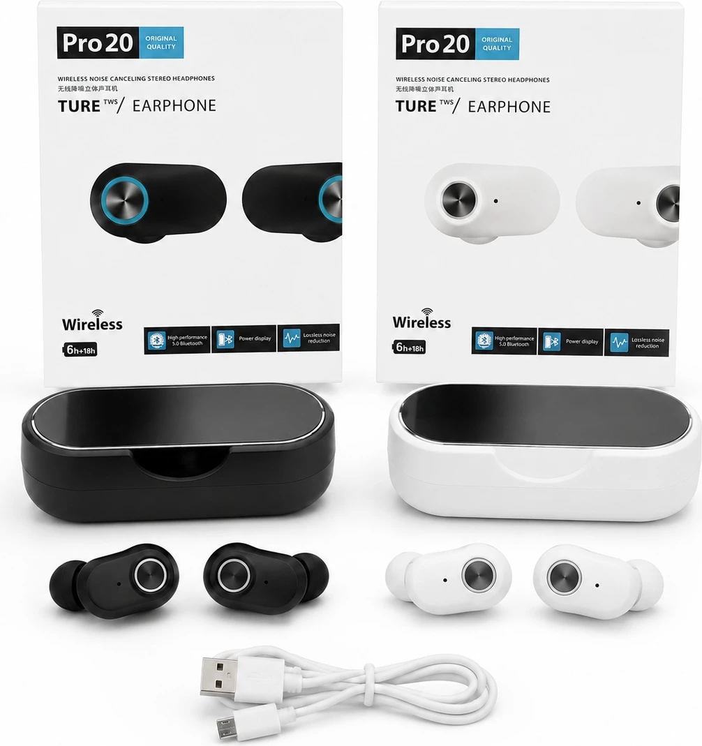 Kufje Wireless Pro 20 me Anulim Zhurme (ANC)