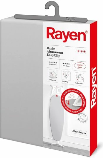 Mbulesë universale për dërrasë hekurosjeje Rayen 615211 130 x 47 cm, gri e çelët