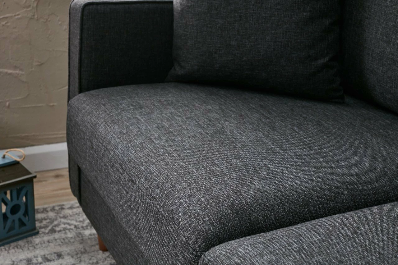 Divan dy ulëshe Atelier del Sofa, Eva, ngjyrë antracit