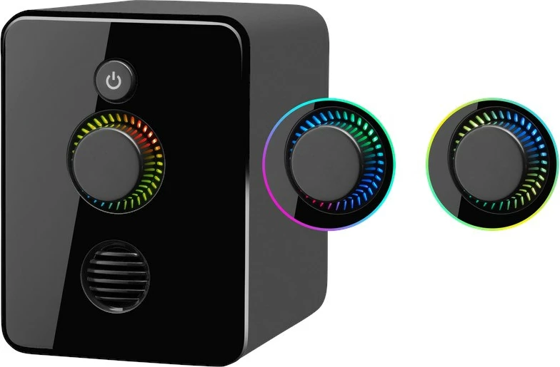 Altoparlantë Defender V12, 11W, USB, të zeza