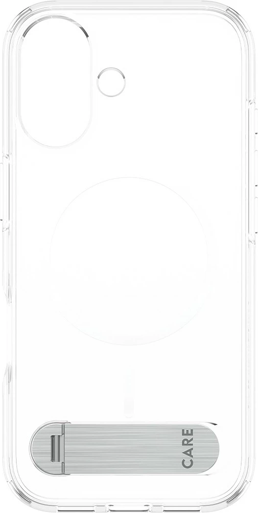 Mbështjellës PanzerGlass CARE Feature Case me kickstand për iPhone 17, transparent
