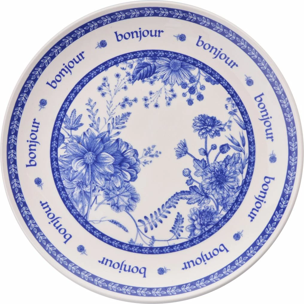 Set pjatash ëmbëlsirash (6 copë), Hermia Concept, blu franceze
