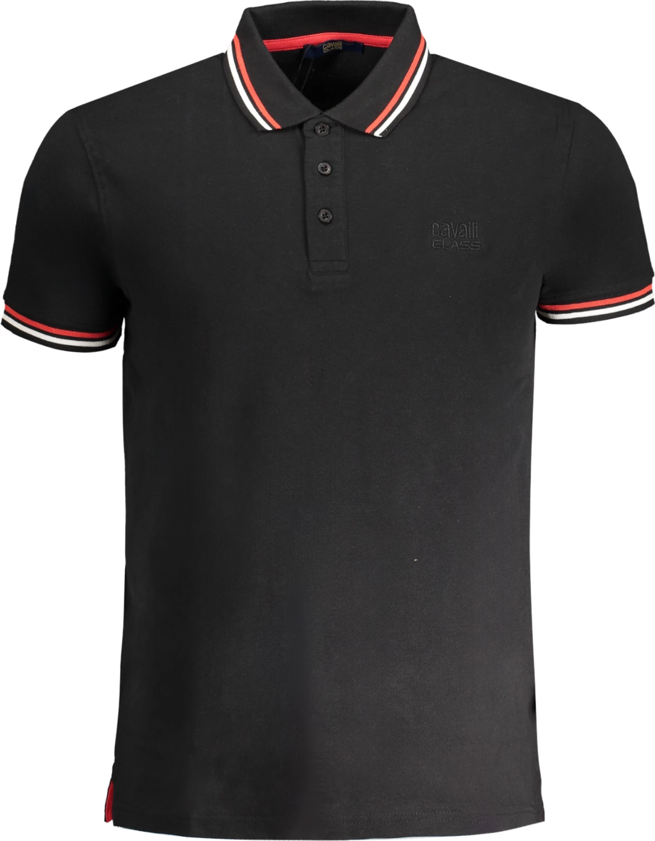 Maicë polo për meshkuj Cavalli Class, e zezë