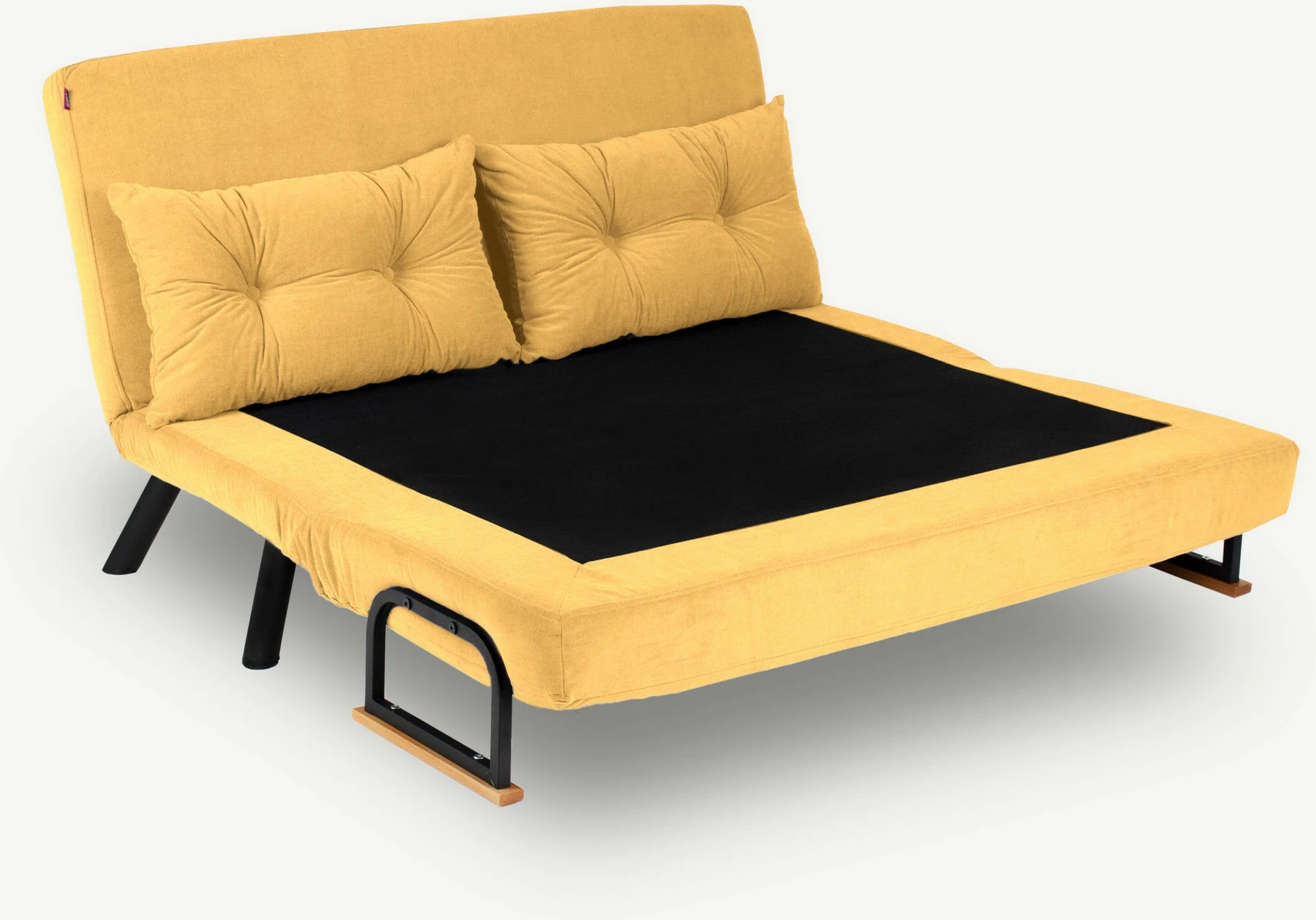 Divan-krevat dy ulëse, ngjyrë mustard, Sando 2-Seater