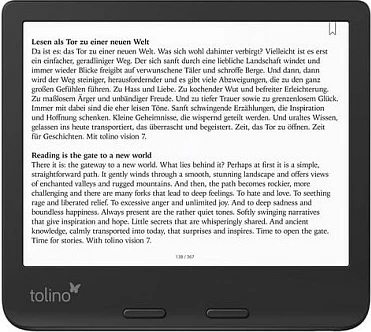 eBook reader Tolino 4016621130183, 7 inch, 32GB, E Ink Kaleido, i zi