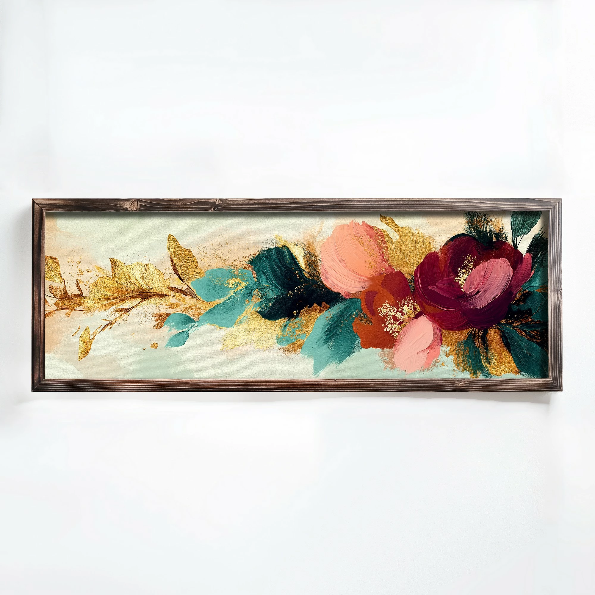 Pikturë dekorative me kornizë, MDF, Wallity, EMR021, shumëngjyrëshe, 40x120x3.5cm