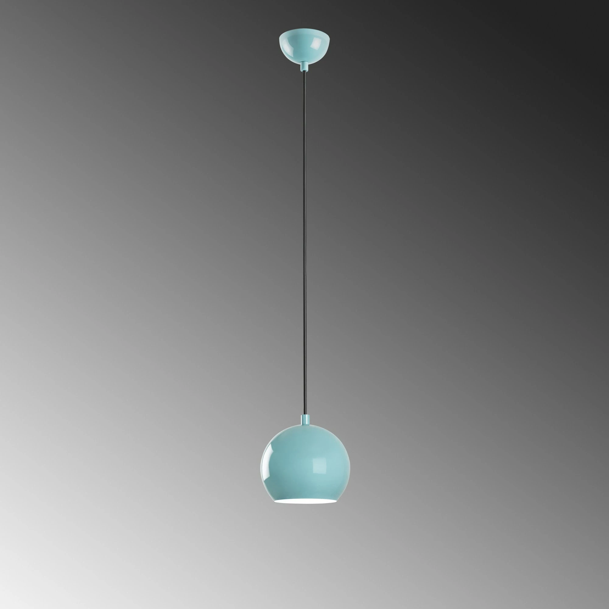 Llambë tavani Opviq, ngjyrë turquoise, Top