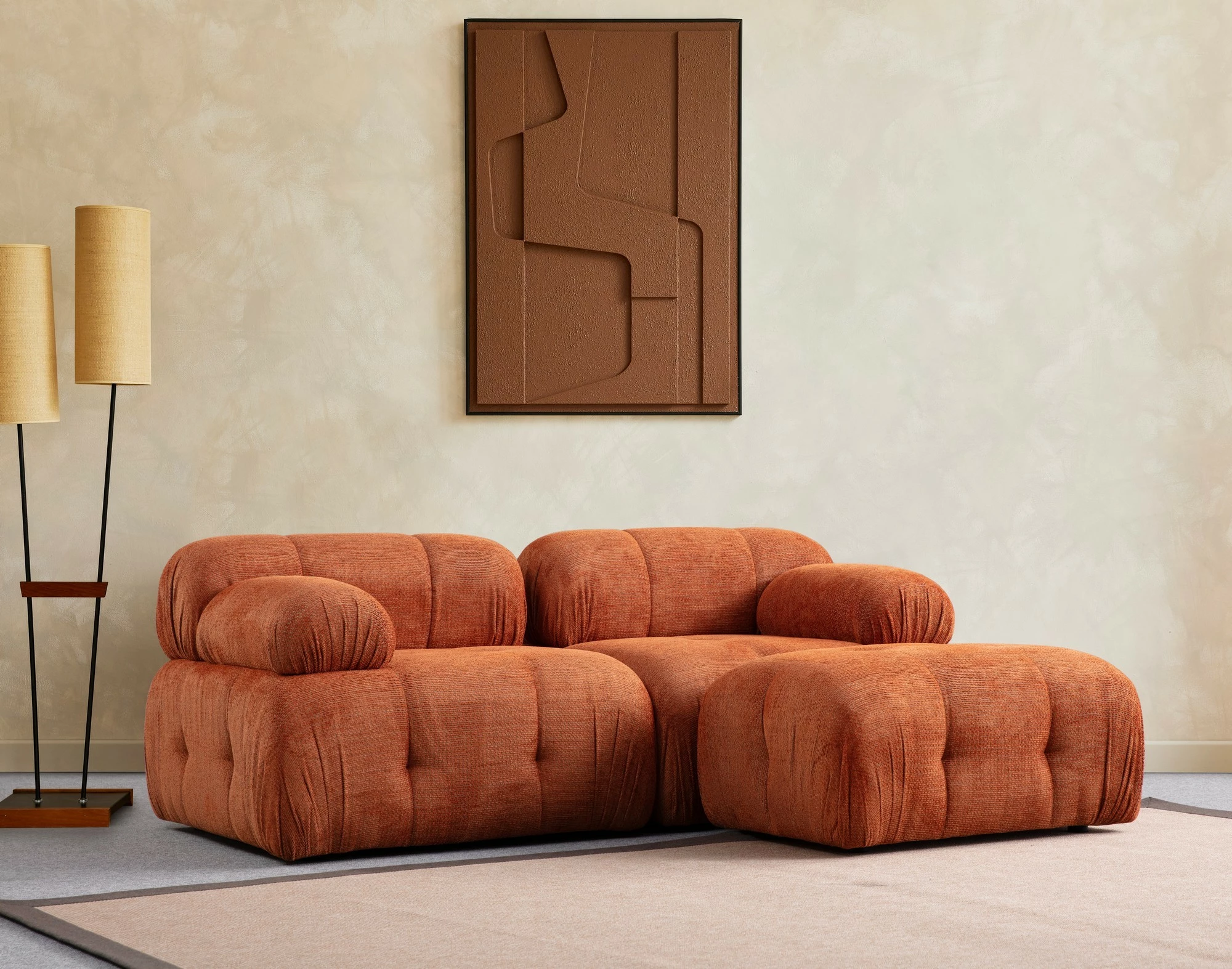 Këndare Atelier del Sofa Petite 2, portokalli