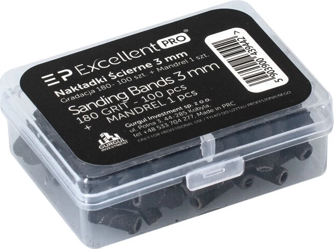 Banda për limim për femra Excellent PRO Grit 180 3mm, 100 copë